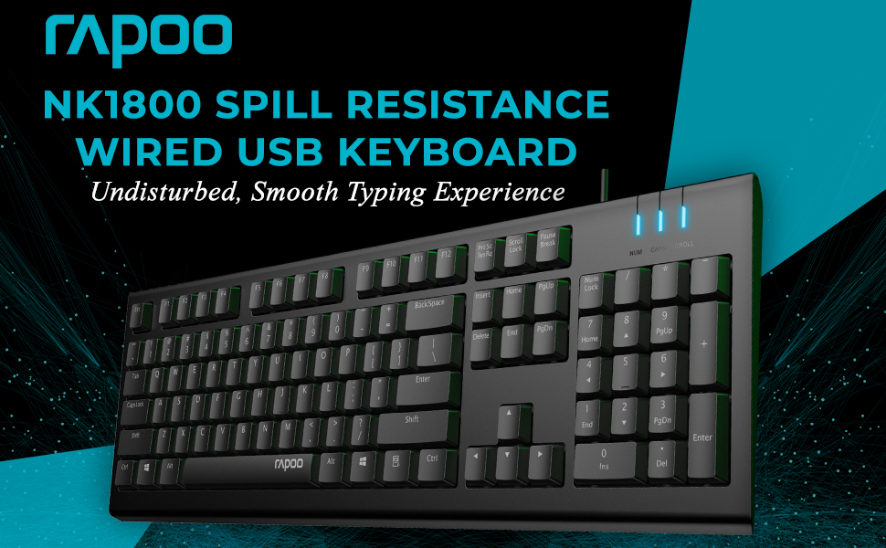 Rapoo Wired Keyboard - NK1800