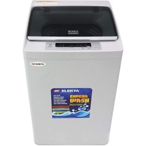 Elekta 6kg Fully Automatic Washing Machine Top Loading with Digital LED Display, Stainless Steel Drum, Child Lock, Air-Dry Function, Grey - EAWM-6000MKR