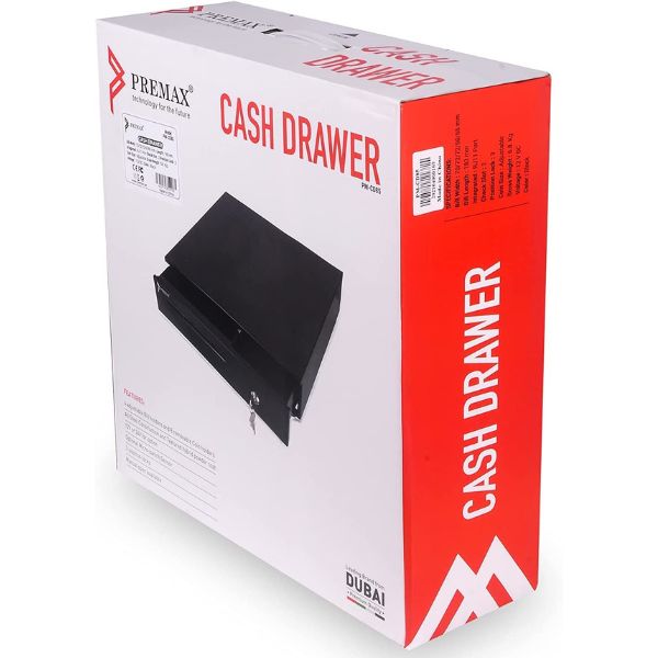 Premax Cash Drawer, Black - PM-CD85