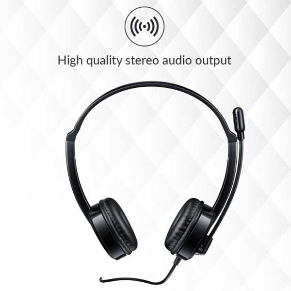 Rapoo H100PLUS Wired Stereo Headset - 18007