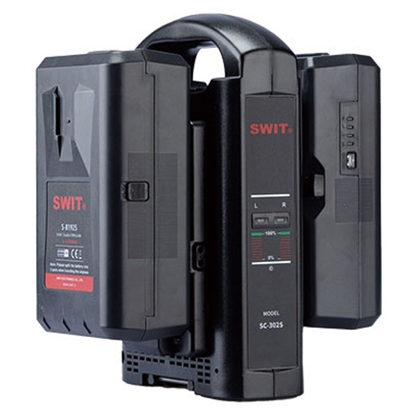 Swit SC-302S | 2-ch V-mount Sequential Charger | PLUGnPOINT