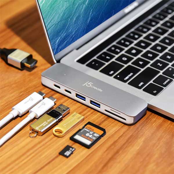 J5 Create USB C Ultra Drive Mini Dock - JCD382