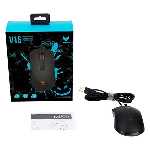 Rapoo V16 VPRO Gaming Optical Mouse - 17227