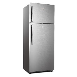 Elekta No-Frost Double Door Refrigerator, With Lock and Key, Inside Condenser, Silver - EDP-9310SR