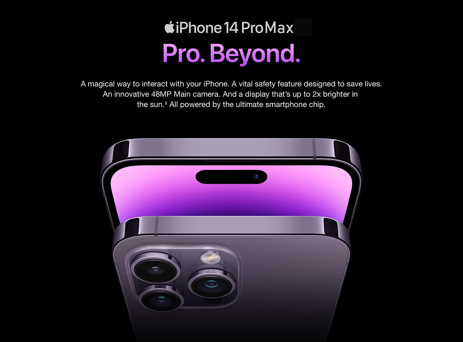Apple iPhone 14 Pro Max Dual SIM 5G - A2894