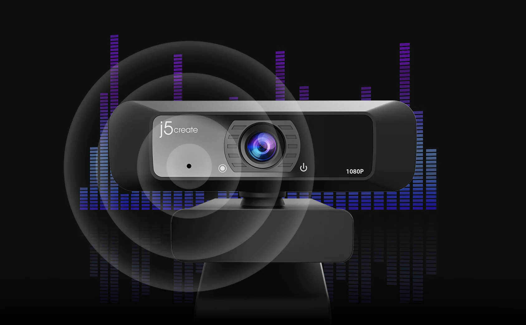 J5 Create USB HD Webcam with 360 Rotation - JVCU100