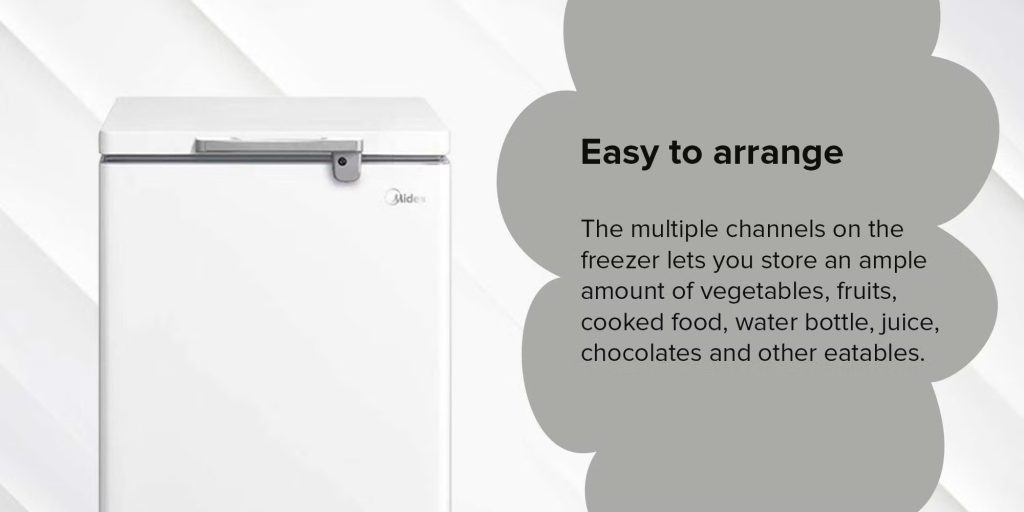 Midea HS131CN Chest Freezer 131 L PLUGnPOINT