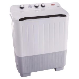 Akai Washing Machine S.Auto 9KG, White - WMMA-X09TT