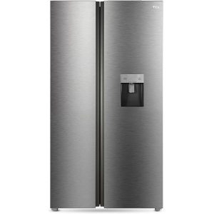 TCL 790 L Side By Side Refrigerator With Water Dispenser, Inox - P790SBSNWD