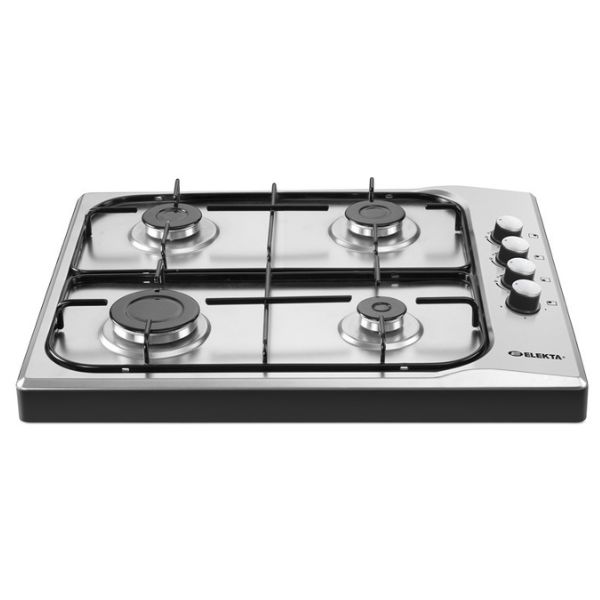 Elekta 4 Burner Removable Type Cooker, Stainless Steel with FFD, Silver - EGC-B506SS