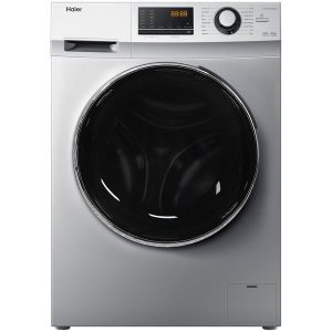 Haier 8 Kg Washer / 5 Kg Dryer, 1400 Rpm, Front Load Washer & Dryer, Silver - HWD80-BP14636S