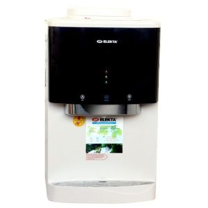 Elekta Water Dispenser Table Top, Hot Cold & Normal, White-Black - EWD-725MKII