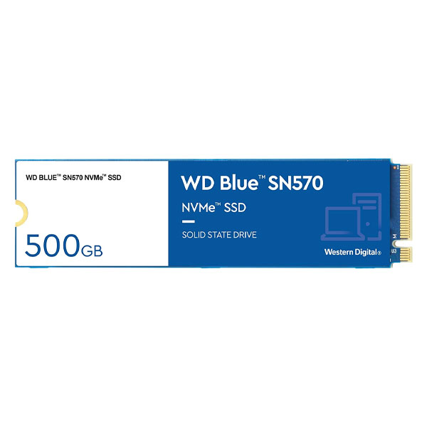 Western Digital 500GB Blue SN570 NVMe M.2 2280 Internal Solid State Drive - WDS500G3B0C