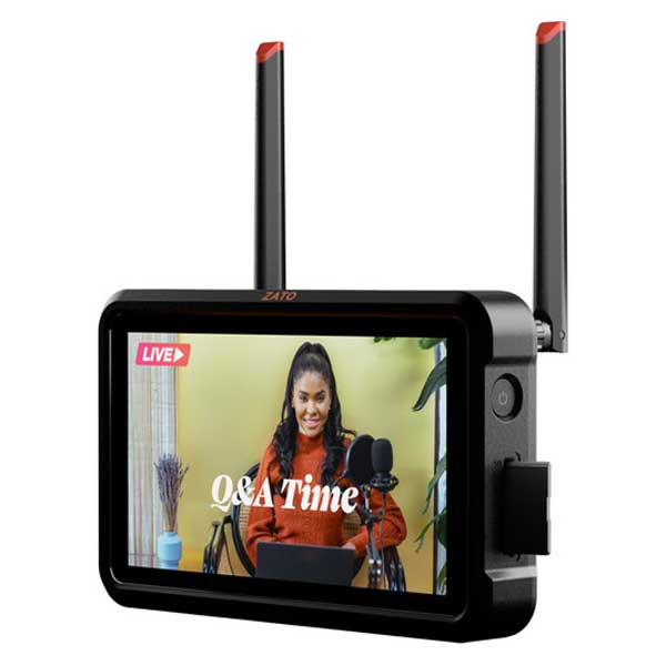 Atomos ZATO CONNECT 5.2" Touchscreen Full HD IPS Network Connected Monitor & Encoder, Supports HDMI Input - ATOMZATC01