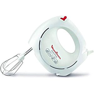 Moulinex Easy Max Hand Mixer, 200 Watts, White, Plastic/Stainless Steel - HM250127