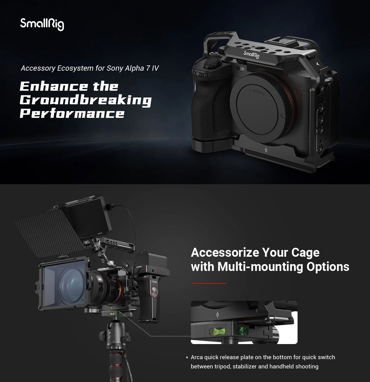 SmallRig Advanced Kit for Sony Alpha 7 IV/Alpha 7 S III - 3669