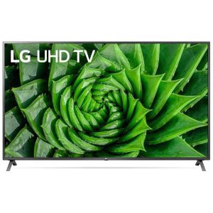LG UHD 4K TV 82 Inch UN80 Series, Cinema Screen Design 4K Active HDR Web OS Smart, Silver - 82UN8080PVA