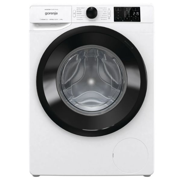 Gorenje 8 Kg Front Load Washing Machine, White - WNEI84BS