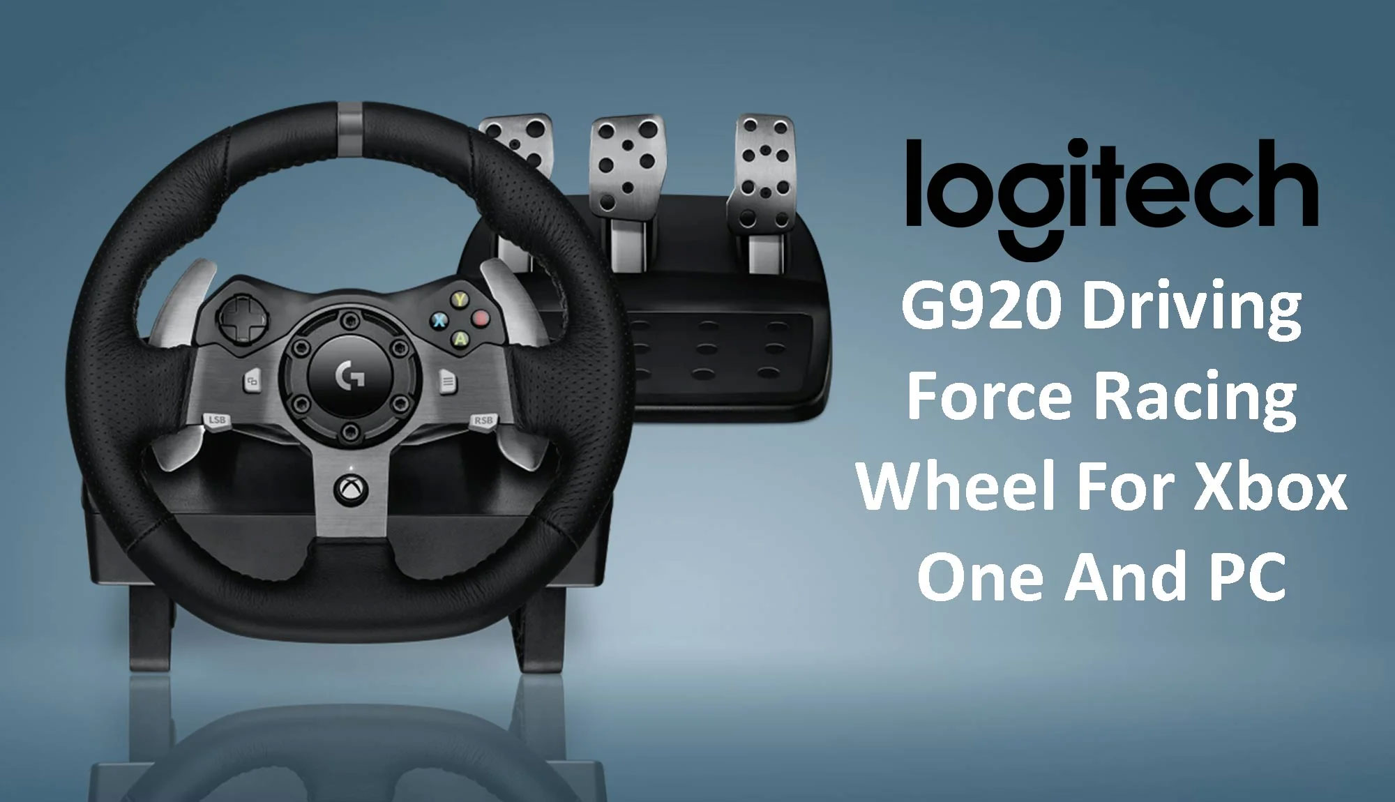 Logitech G920 Racing Wheel for Xbox One and PC - 941-000123