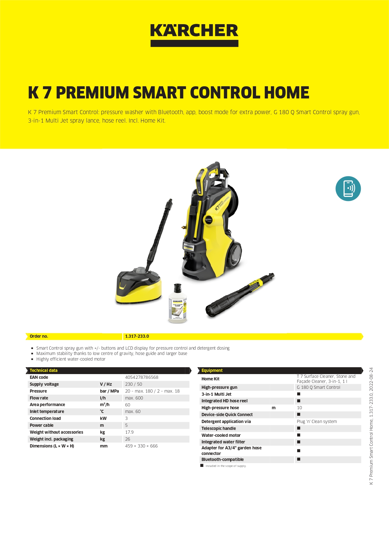 Karcher K 7 Premium Smart Control Home | Pressure Washer