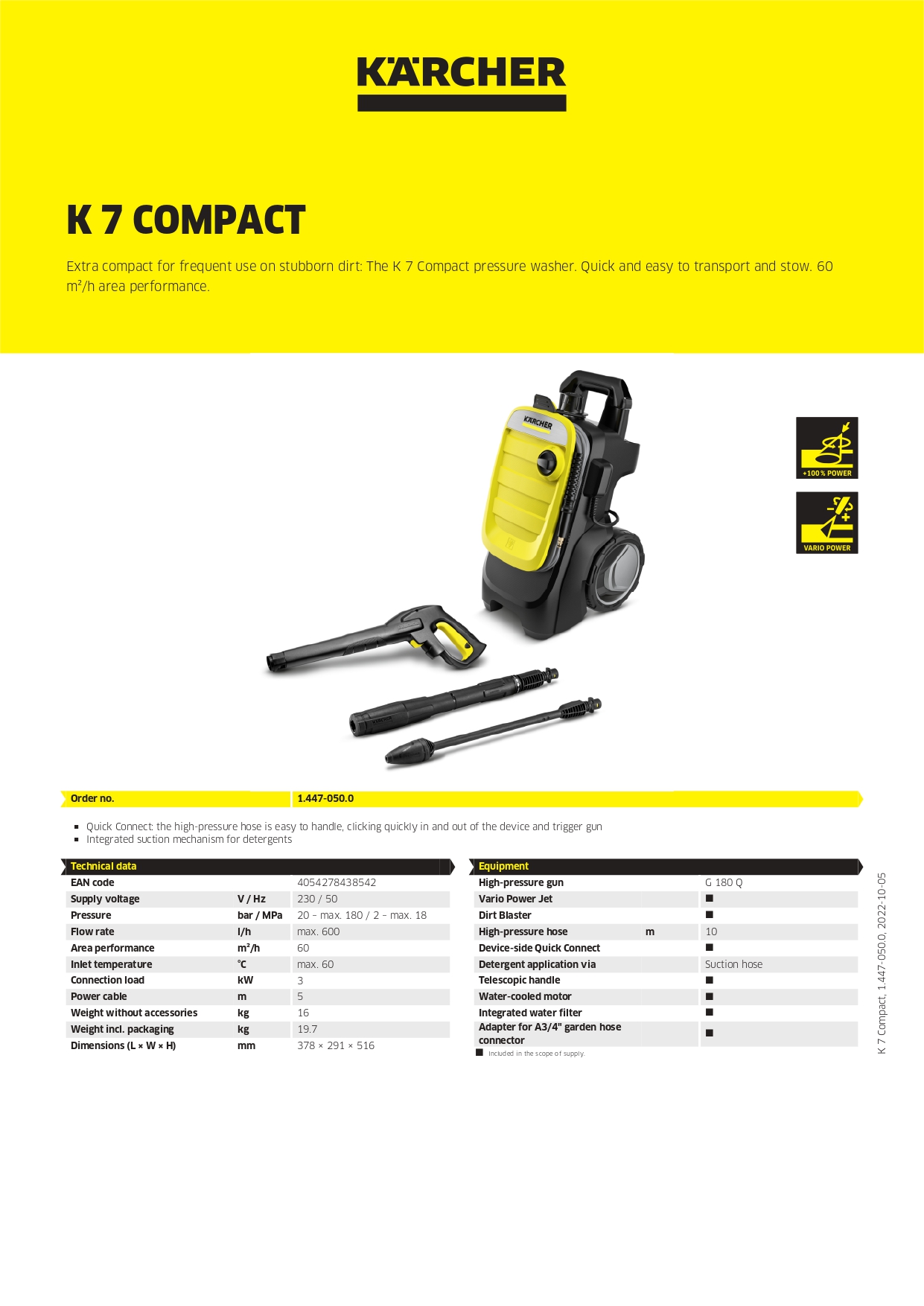 Karcher K 7 Compact | Pressure Washer