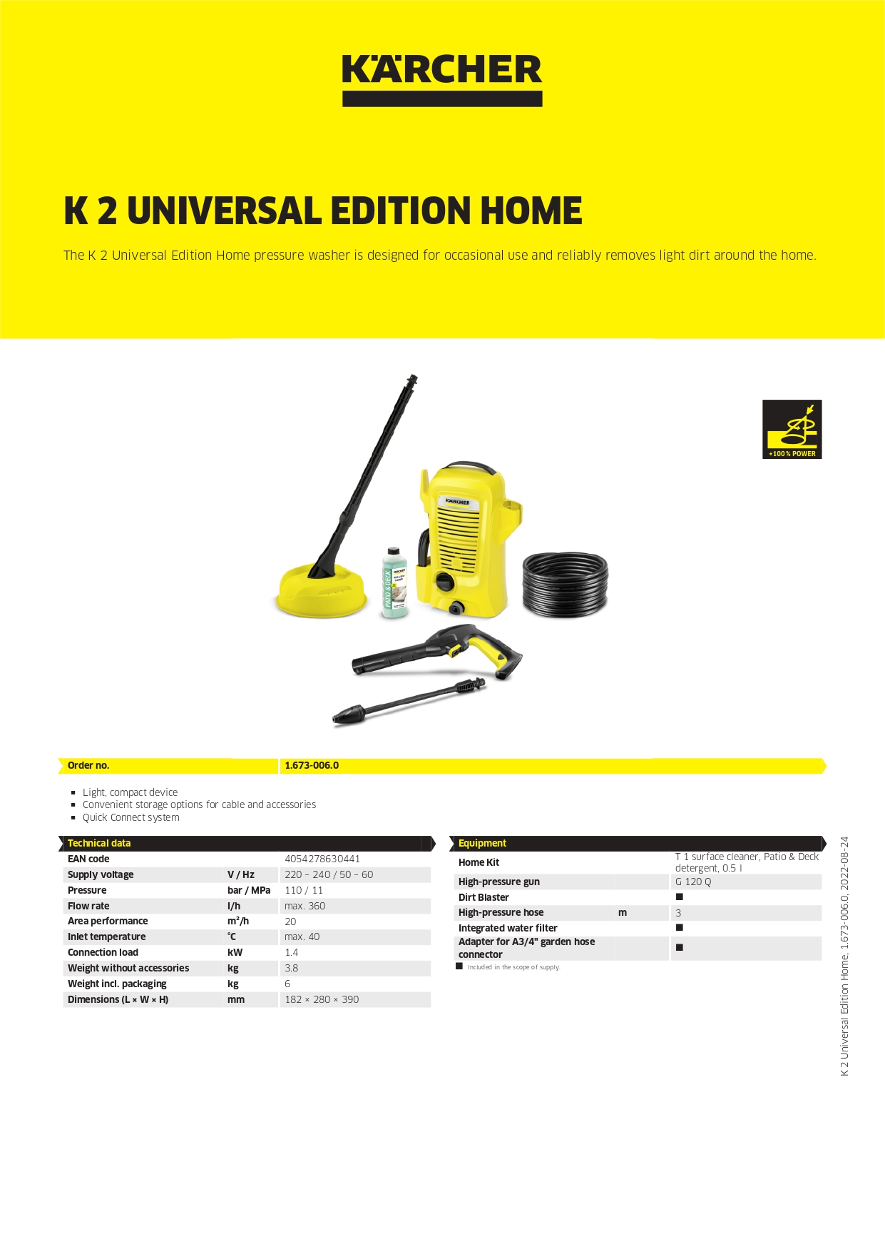 Karcher K 2 Universal | Pressure Washer