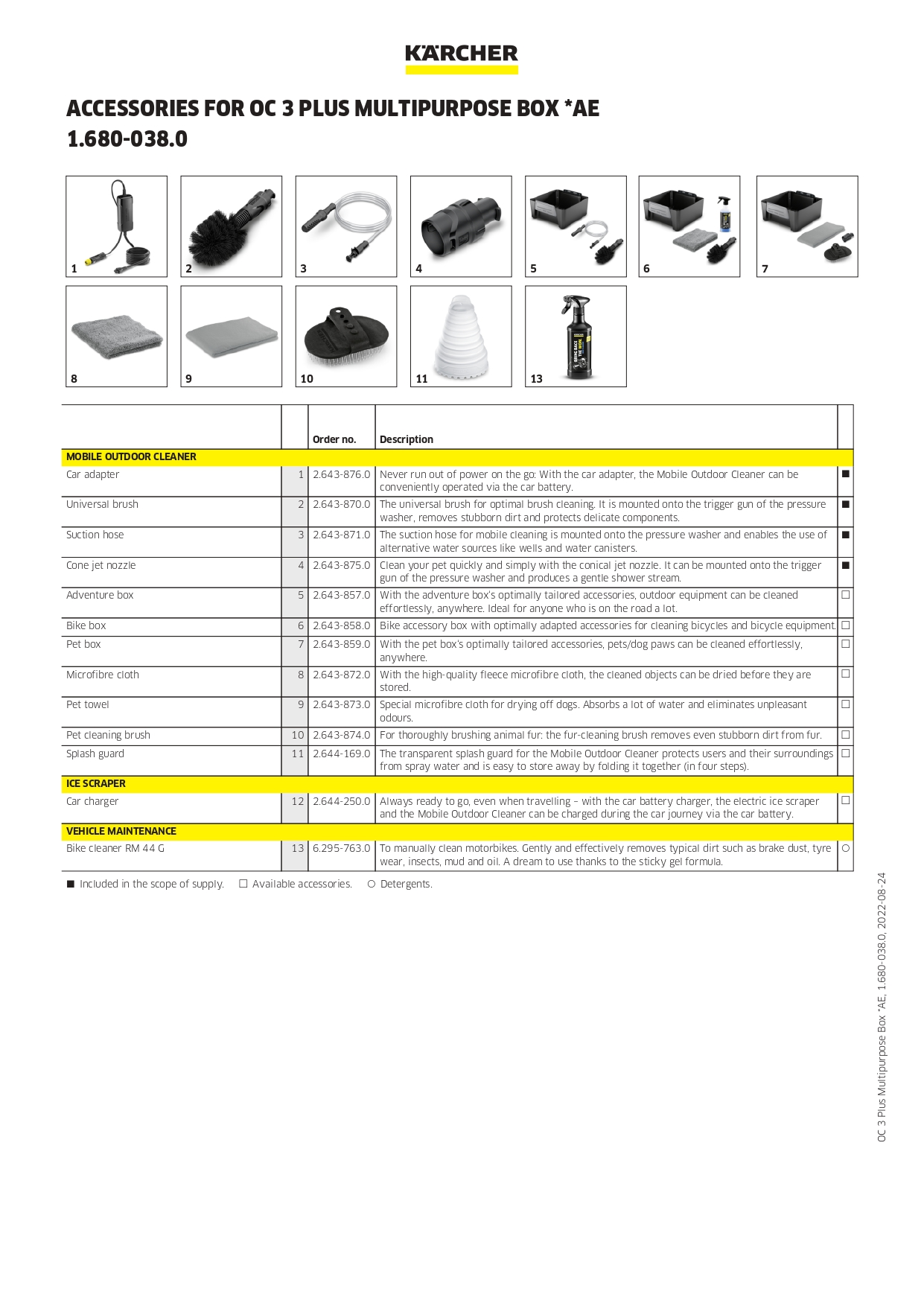 Karcher - OC 3 Plus Mobile Outdoor Cleaner Multipurpose