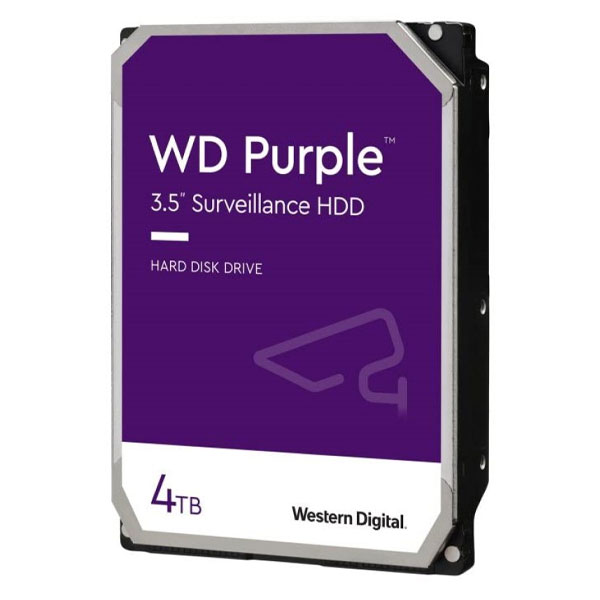 Western Digital 4TB Purple 3.5" Surveillance Hard Drive - WD42PURZ