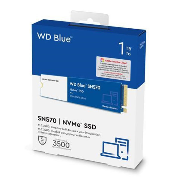 Western Digital 1TB Blue SN570 NVMe Internal Solid State Drive - WDS100T3B0C