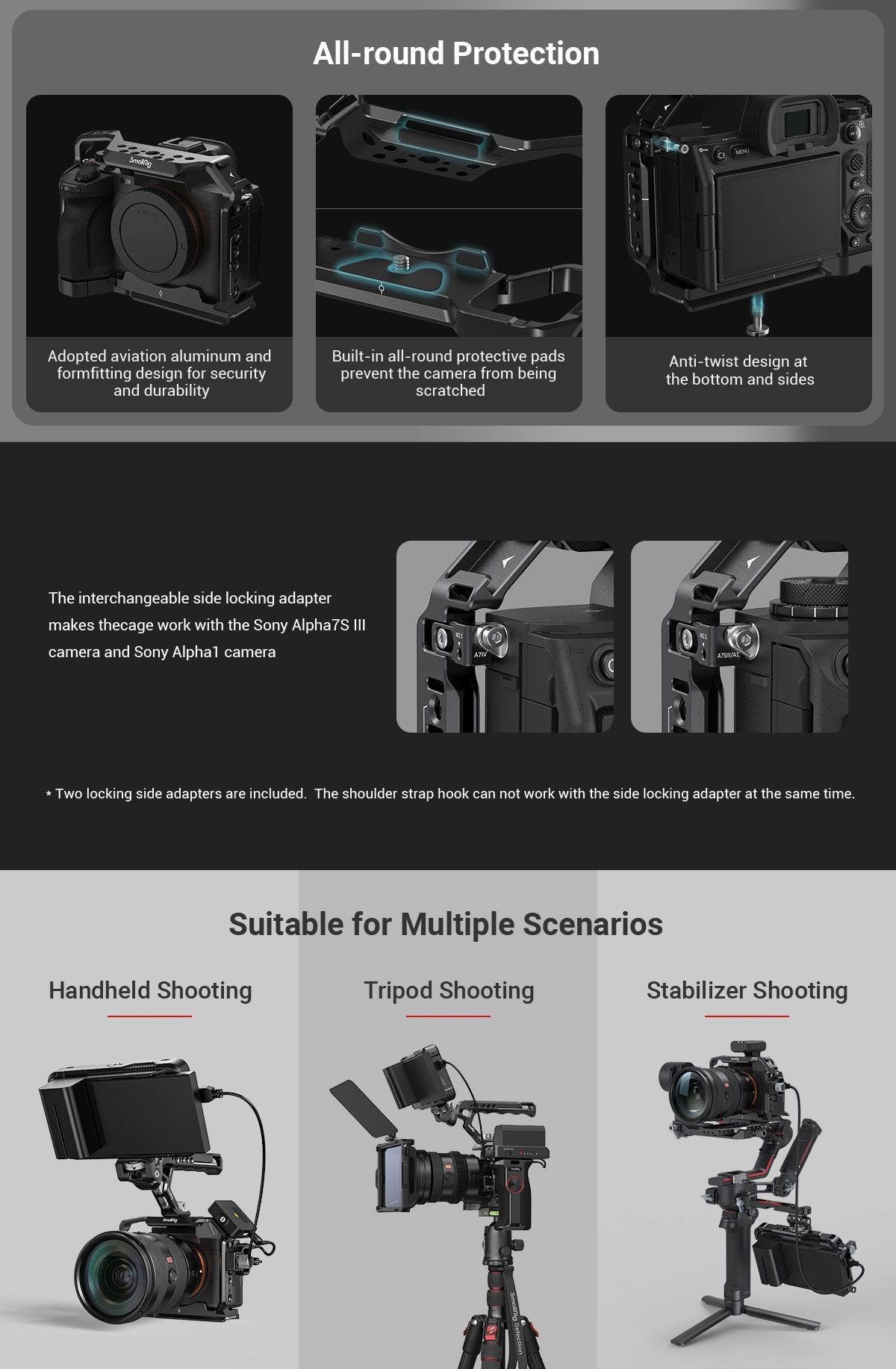 SmallRig Basic Kit for Sony Alpha 7 IV/Alpha 7 S III - 3668