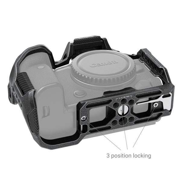 SmallRig Camera Cage “Black Mamba” for Canon EOS R5 & R5C & R6 - 3233