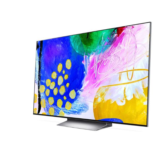 LG OLED EVO TV 65 Inch G2 series, Gallery Design 4K Cinema HDR, Black - OLED65G26LA