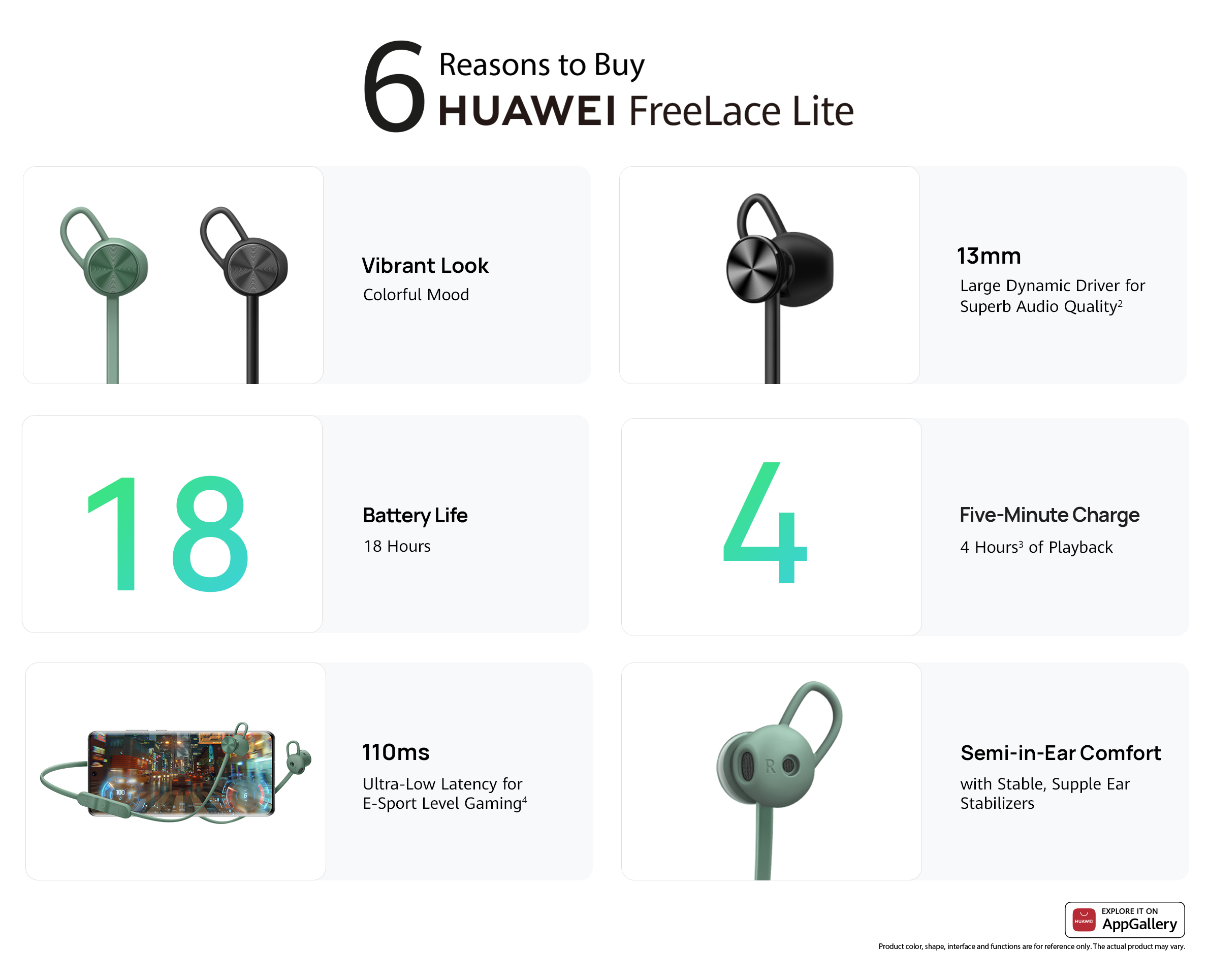 Huawei FreeLace Wireless Earphones - CM70C