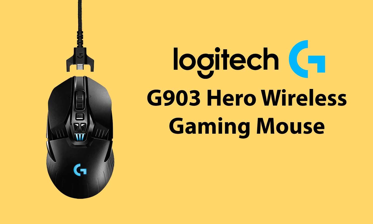 Logitech G903 LIGHTSPEED Wireless Gaming Mouse with HERO Sensor - 910-005670