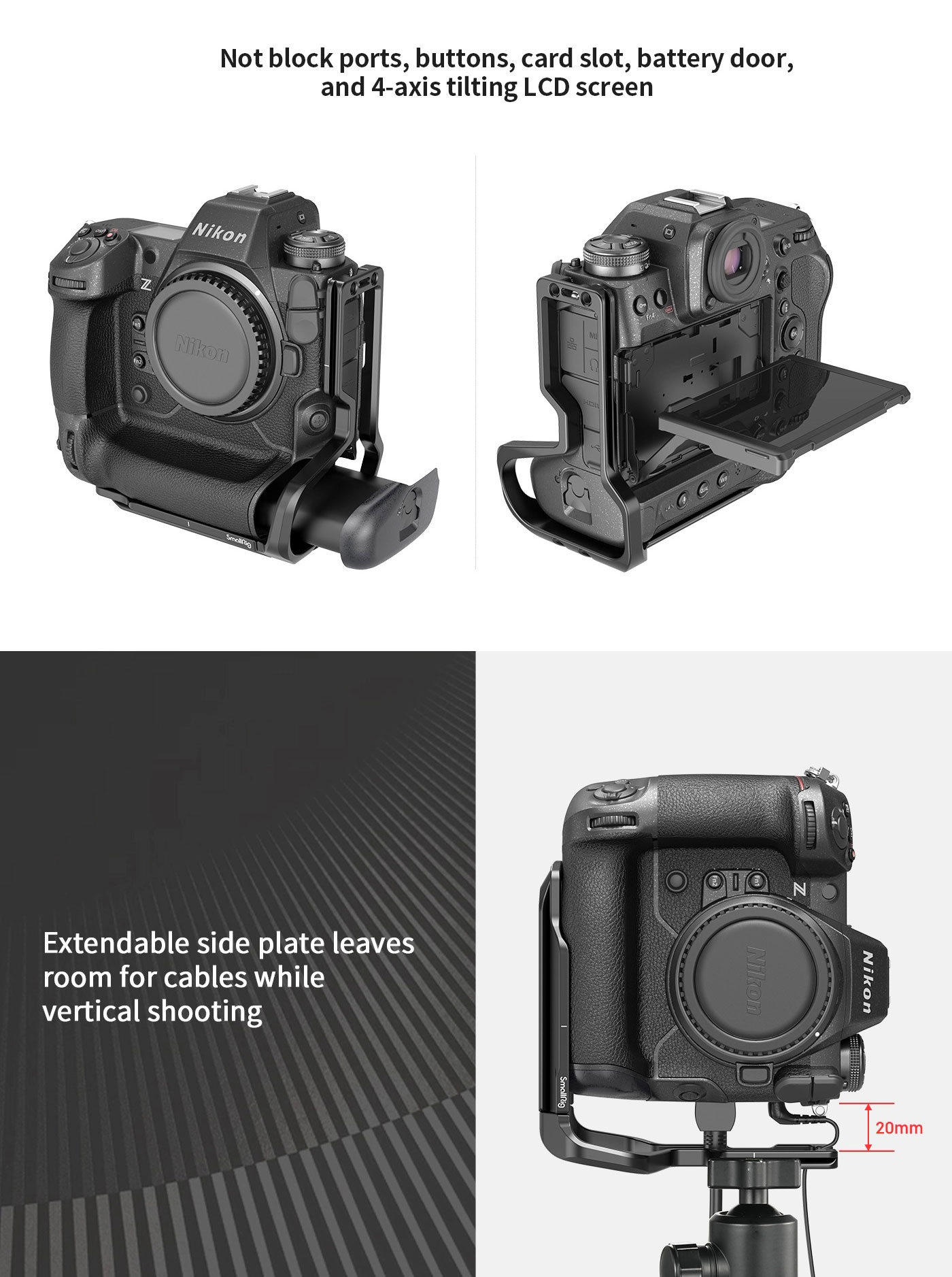SmallRig L-Bracket for Nikon Z9 - 3714
