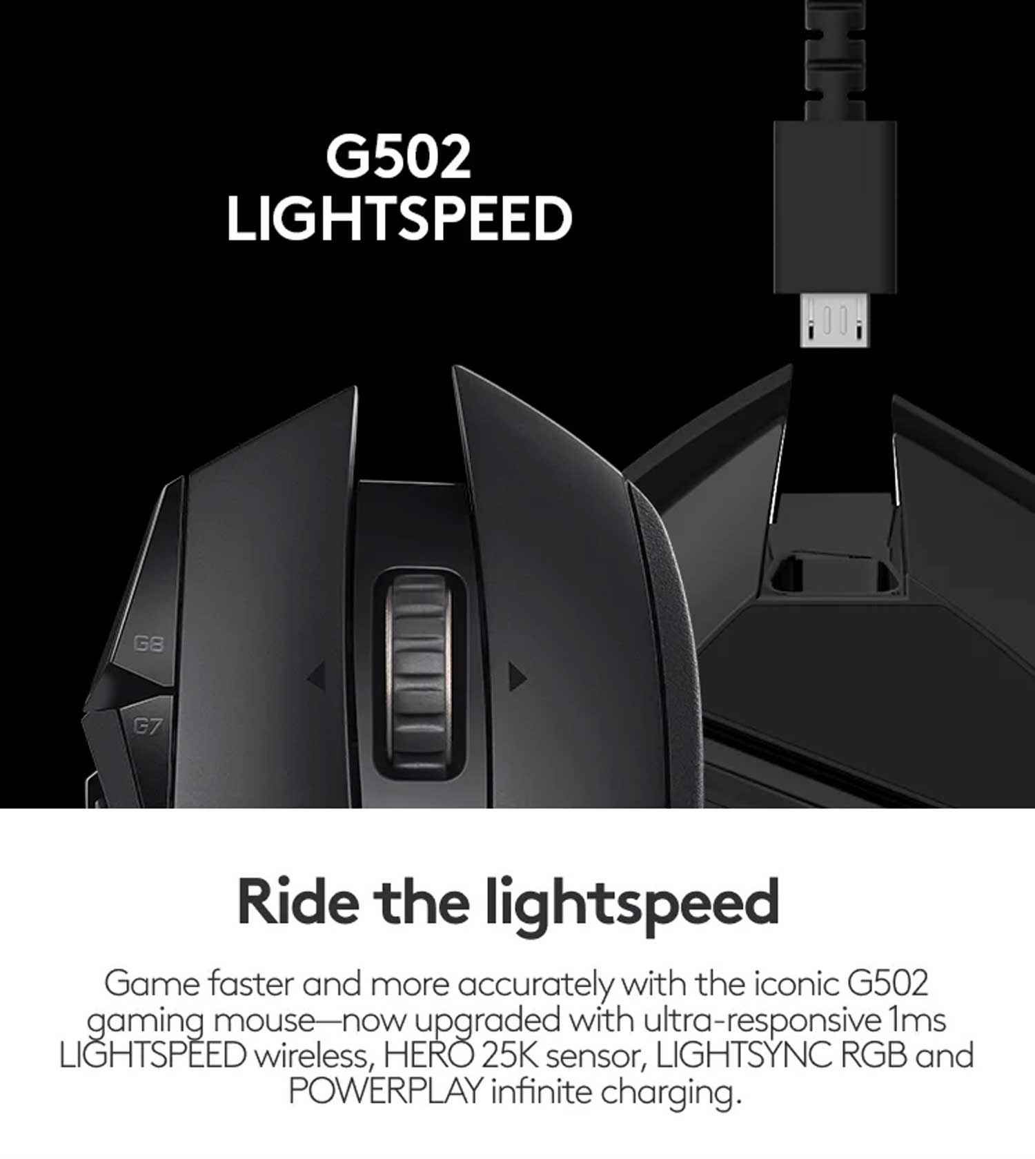 Logitech G502 HERO High Performance Gaming Mouse - 910-005469