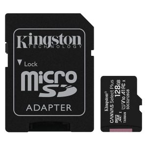 Kingston 128GB MicroSD | Canvas Select Plus Card| PLUGnPOINT
