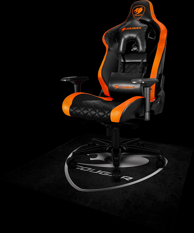Cougar Command Gaming Chair Floor Mat | PLUGnPOINT