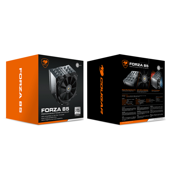 Cougar Forza 85 | Single Tower Air Cooler | PLUGnPOINT