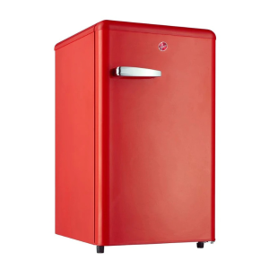 Hoover 123L Retro Single Door Refrigerator, Red - HSD-K123R