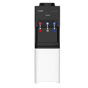 Sure Air Press Technology Top Loading Water Dispenser with 3 Temperature Settings, Black/White - SFAT2200BA