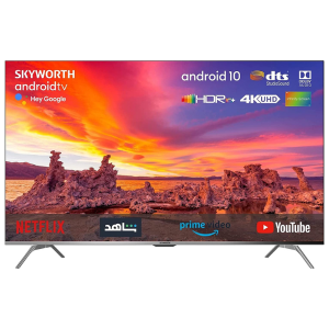 Skyworth 65” Google Android 10.0 UHD 4K Smart TV, Silver - 65SUC9300