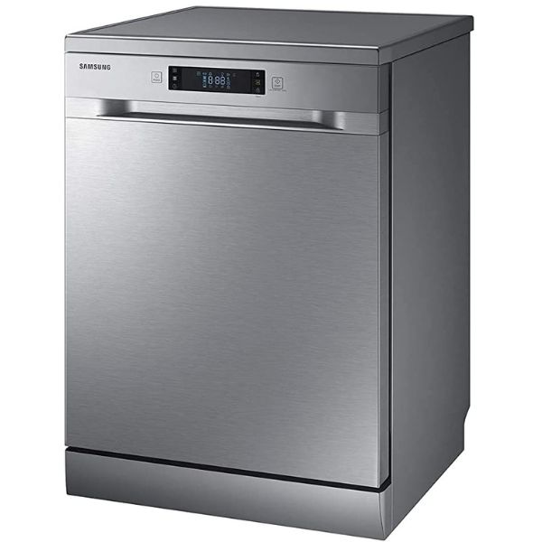 Samsung 6 Programmes 13 Place Settings Free Standing Dishwasher, Silver - DW60M6040FS
