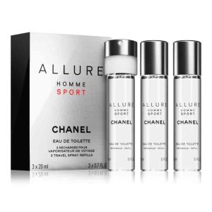 Chanel Allure Homme Sport Travel for Men EDT 3x20ml - 3145891238105