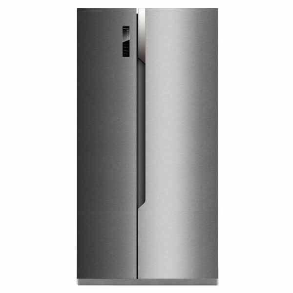 Hisense Refirgerator Side by Side 670 L, Silver - RS670N4ASU
