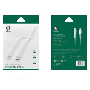 Green Lion Type-C To Lightning White | Charging Cable | PLUGnPOINT