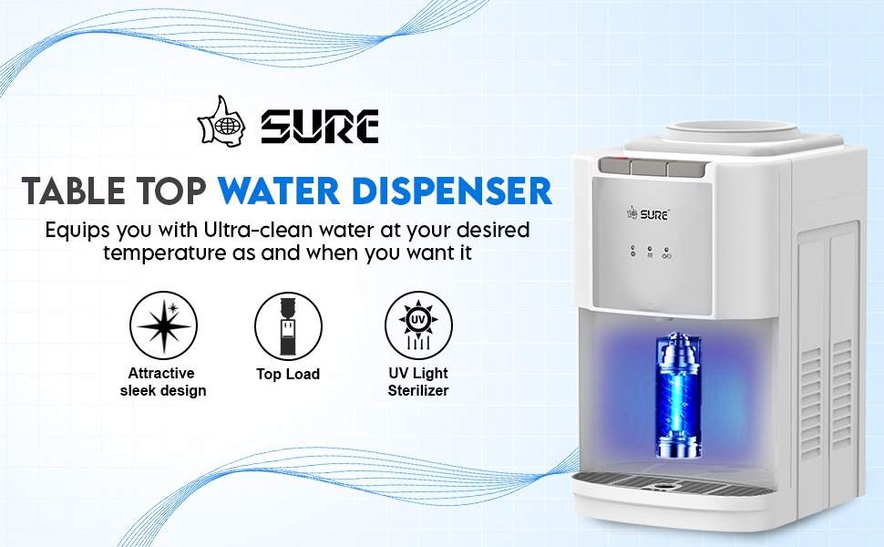 Sure STUV2210WS |  Table Top Water Dispenser 