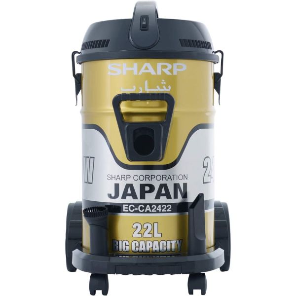 SHARP Drum Vacuum Cleaner 22 L 2400 W Gold/Black/White - EC-CA2422-Z