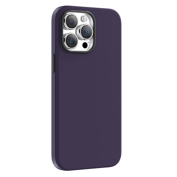 MagSafe Silicone Case | For iPhone 14 Pro Purple | PLUGnPOINT