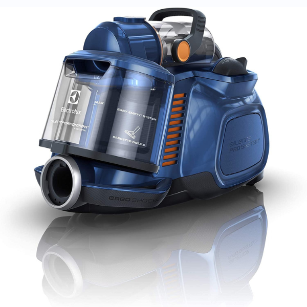 Electrolux Silent Performer Cyclonic Bagless 2 Litres Canister Vacuum Cleaner 2000W, Blue - ZSPC2000